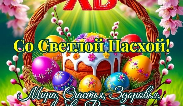 СО  СВЕТЛОЙ ПАСХОЙ!